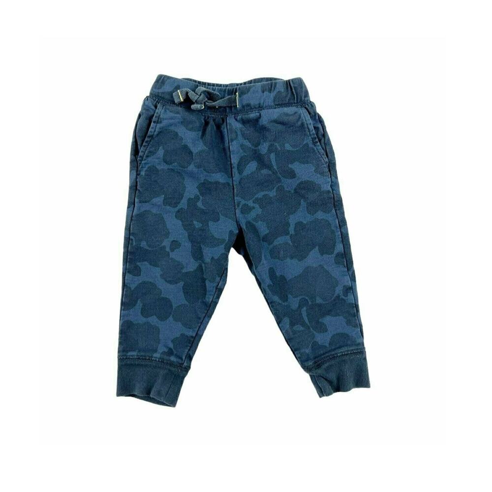 Tea Collection Blue Camo Jogger Sweatpants 6-9 Months